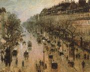 Camille Pissarro The Boulevard Montmartre on a Winter Morning Germany oil painting artist